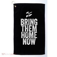 Bring Them Home Now I Stand With Israel Golf Towel thumb 0