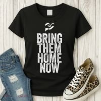 Bring Them Home Now I Stand With Israel Women's T-Shirt thumb 3