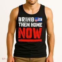 Bring Them Home Now  Bring Them Back  Israel Strong  Tank Top thumb 3
