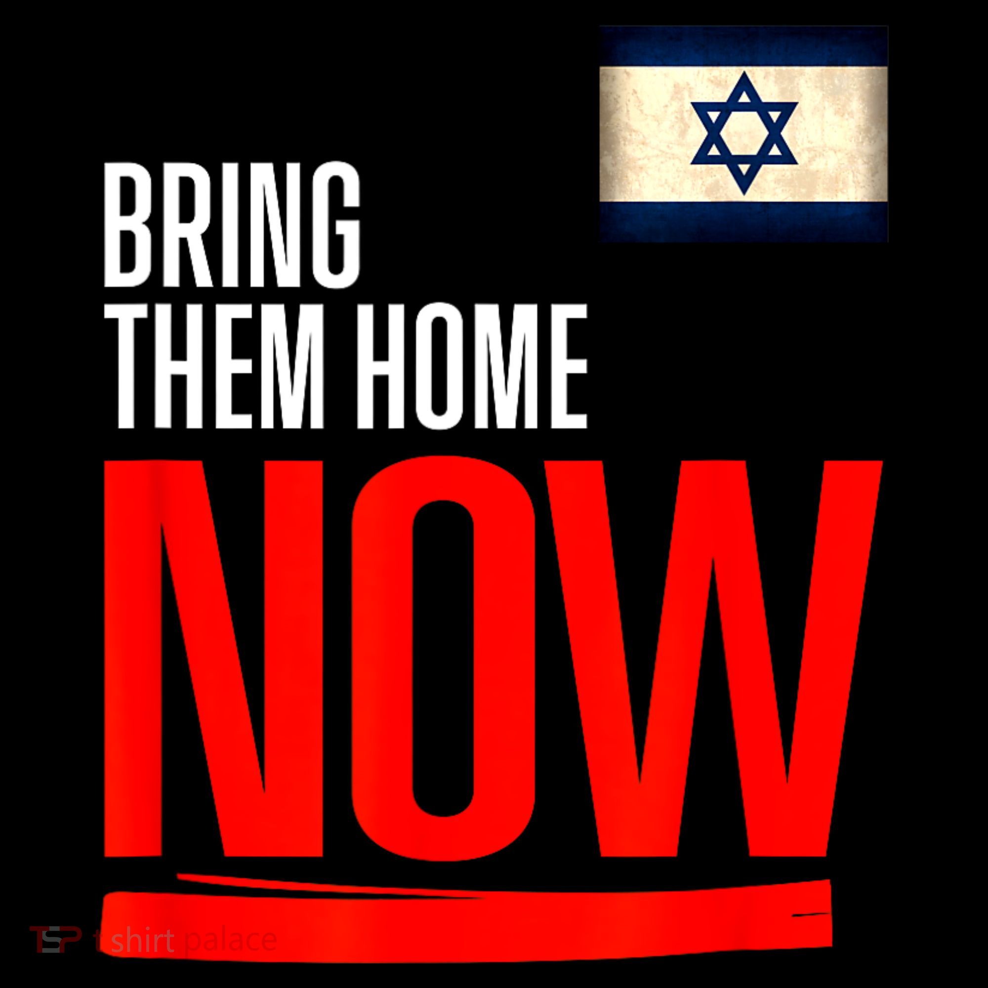 Bring Them Home Now! Stand With Israel Flag Button