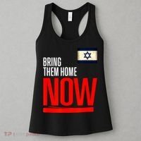 Bring Them Home Now! Stand With Israel Flag Women's Tank Top thumb 3