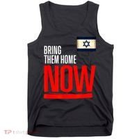 Bring Them Home Now! Stand With Israel Flag Tank Top thumb 0
