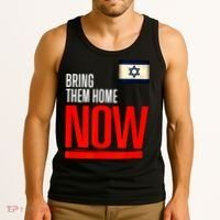 Bring Them Home Now! Stand With Israel Flag Tank Top thumb 3