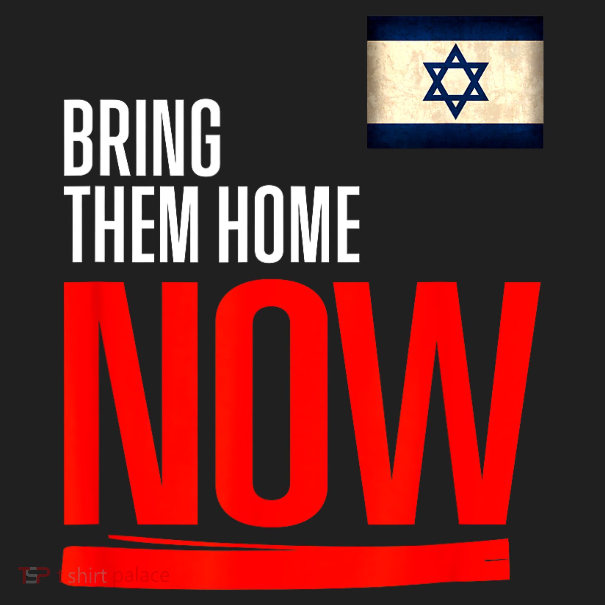 Bring Them Home Now! Stand With Israel Flag Golf Towel