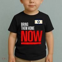 Bring Them Home Now! Stand With Israel Flag Toddler T-Shirt thumb 2