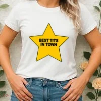 Best Tits In Town Women's T-Shirt thumb 2
