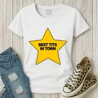 Best Tits In Town Women's T-Shirt thumb 3