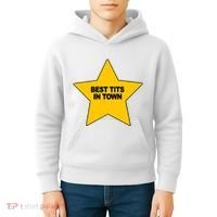 Best Tits In Town Kids Hoodie thumb 4