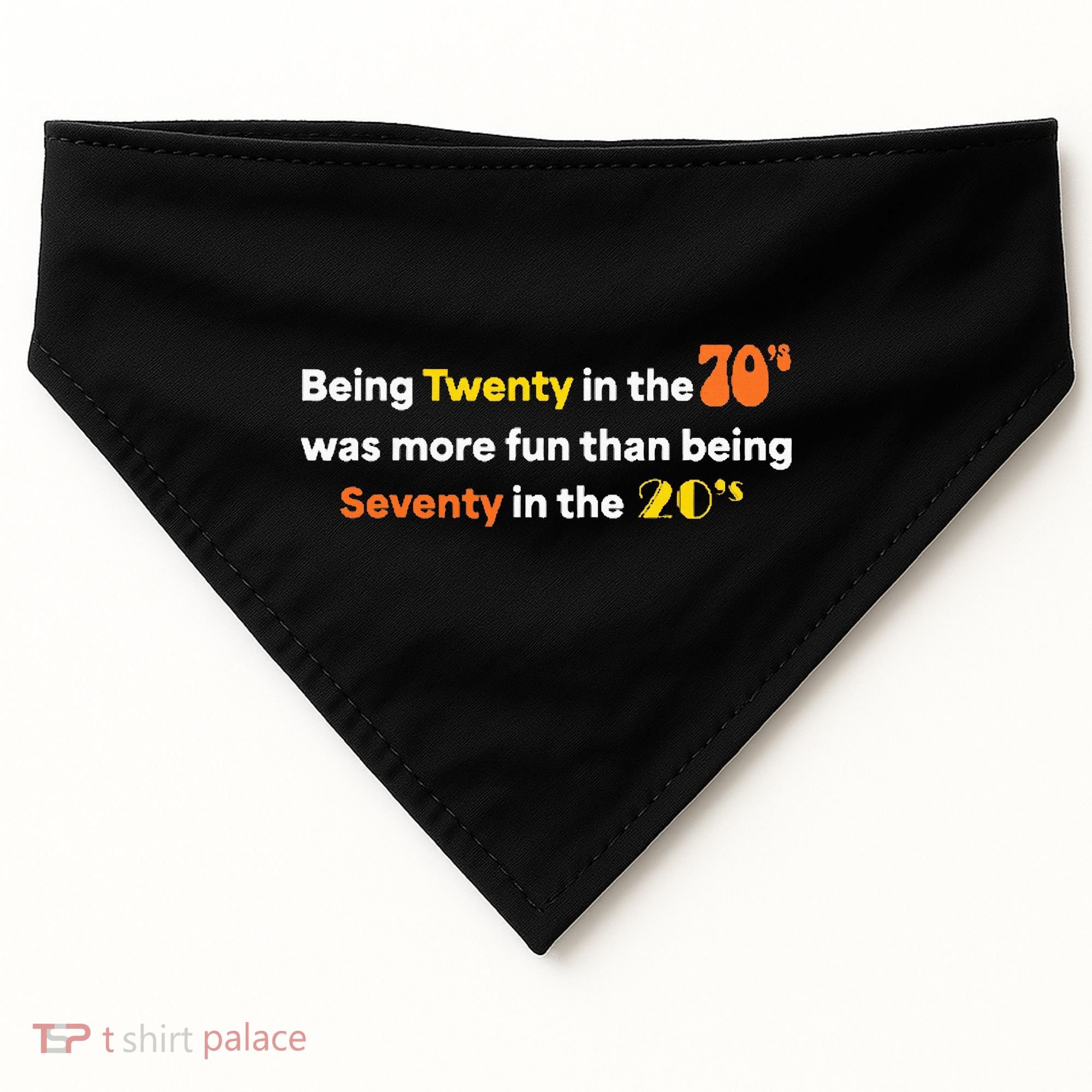 Being Twenty In The 70s Was Much More Fun Than USA-Made Doggie Bandana