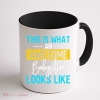 Babysitter This Is What An Awesome Sitter Looks Like Gift Coffee Mug thumb 1