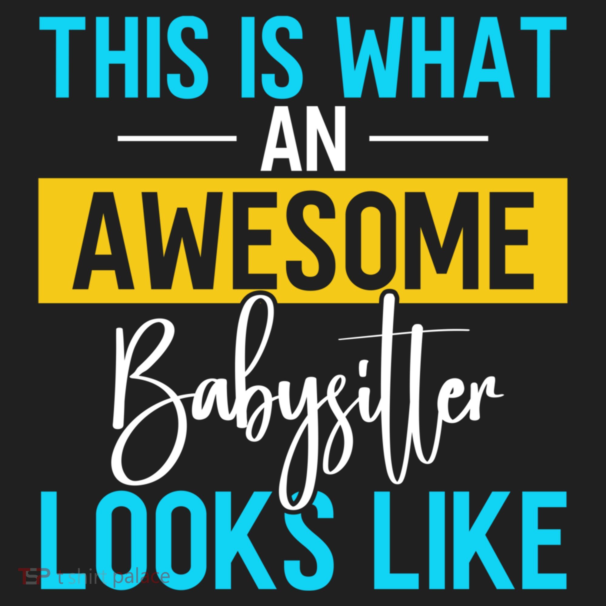 Babysitter This Is What An Awesome Sitter Looks Like Gift Beanie