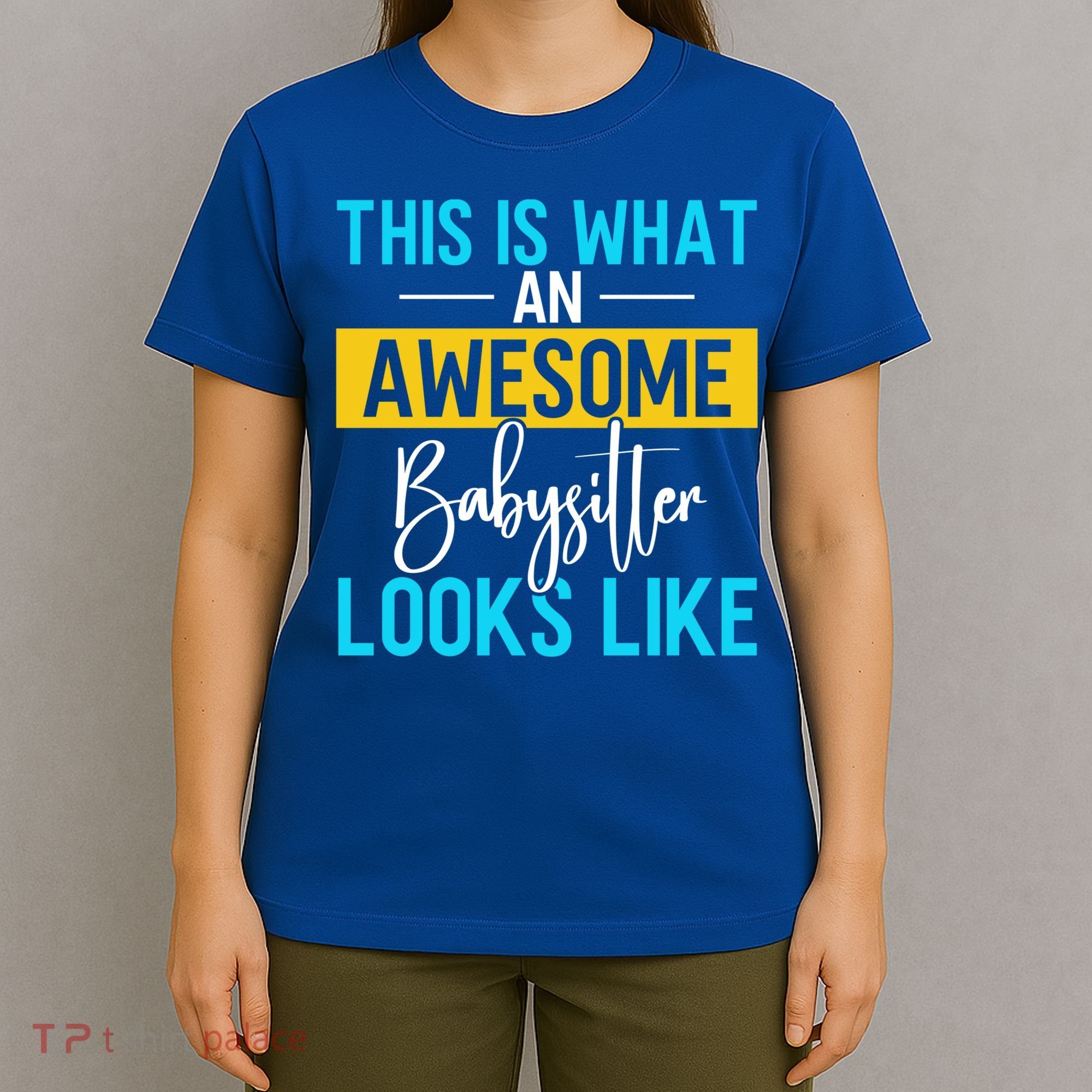 Babysitter This Is What An Awesome Sitter Looks Like Gift T-Shirt