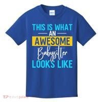 Babysitter This Is What An Awesome Sitter Looks Like Gift Kids T-Shirt thumb 0