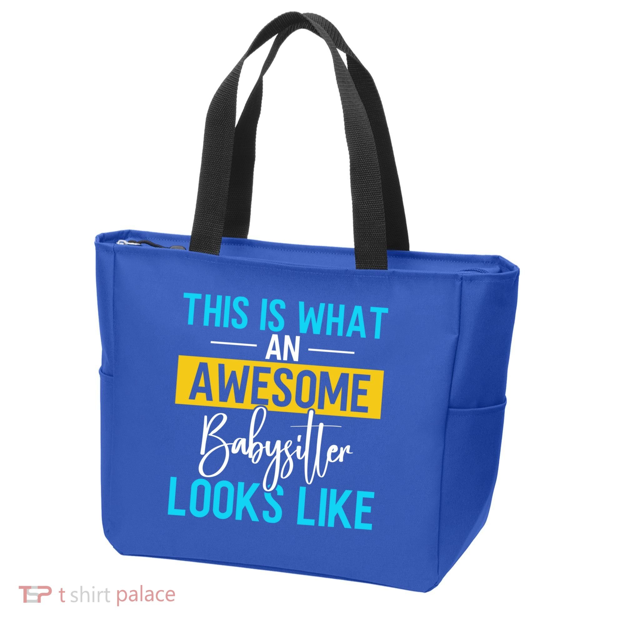 Babysitter This Is What An Awesome Sitter Looks Like Gift Tote Bag