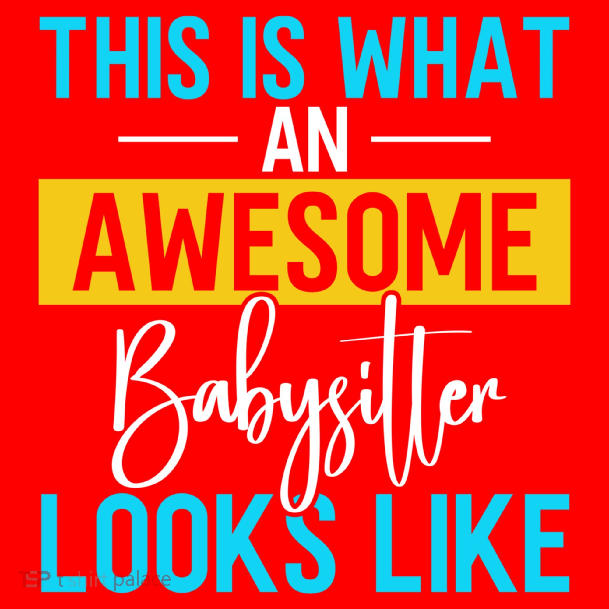 Babysitter This Is What An Awesome Sitter Looks Like Gift Santa Hat