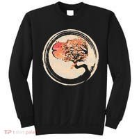Bonsai Tree in Enso Circle Japanese Zen Sweatshirt thumb 0