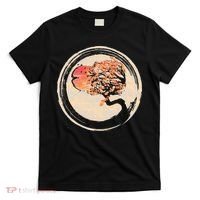 Bonsai Tree in Enso Circle Japanese Zen T-Shirt thumb 0