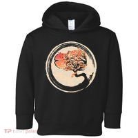 Bonsai Tree in Enso Circle Japanese Zen Toddler Hoodie thumb 0
