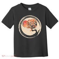 Bonsai Tree in Enso Circle Japanese Zen Toddler T-Shirt thumb 0