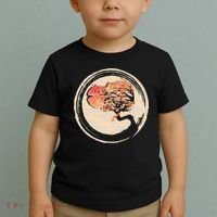 Bonsai Tree in Enso Circle Japanese Zen Toddler T-Shirt thumb 2