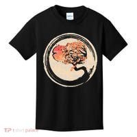 Bonsai Tree in Enso Circle Japanese Zen Kids T-Shirt thumb 0