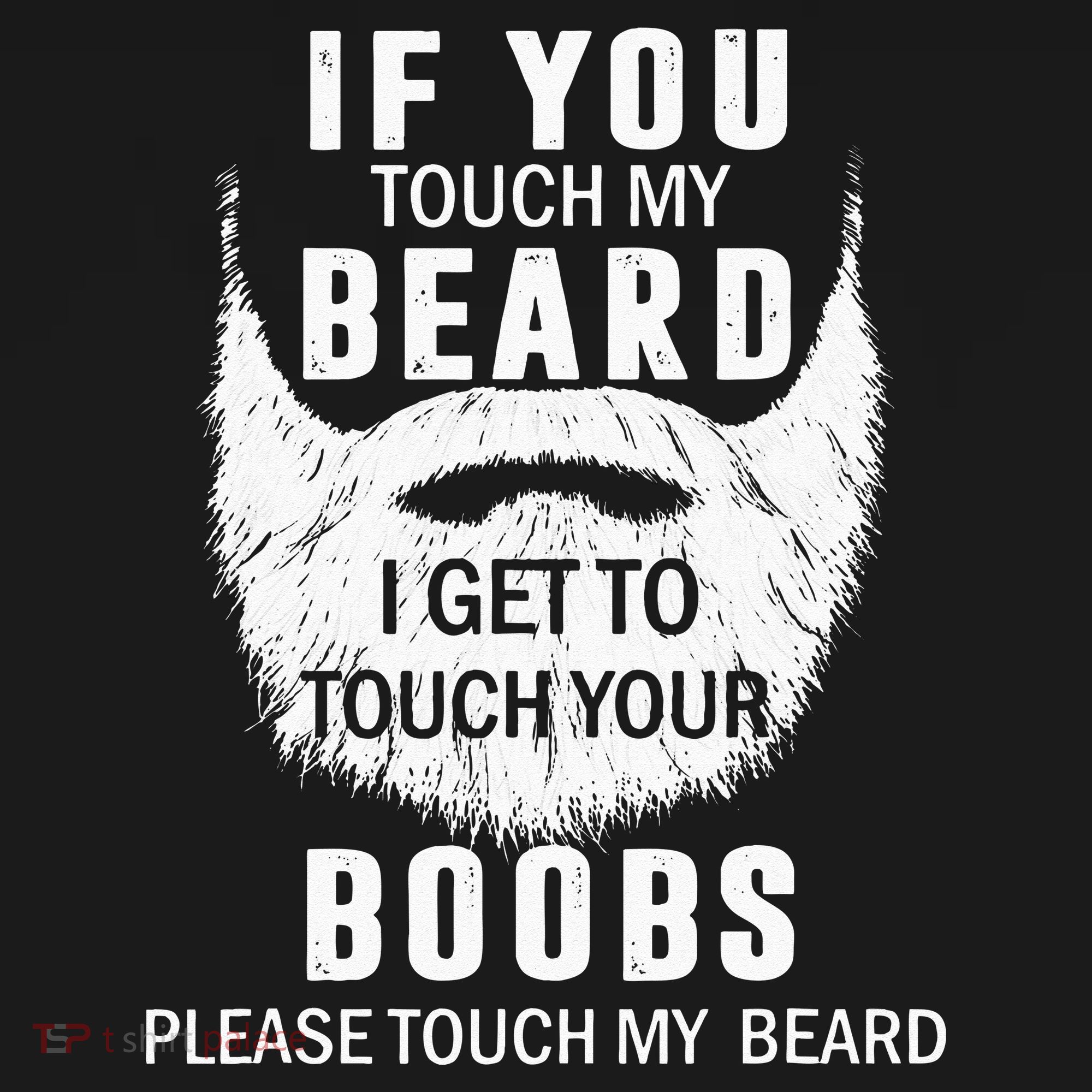 Beard T If You Touch My Beard I Get To Touch Your Boobs Mousepad