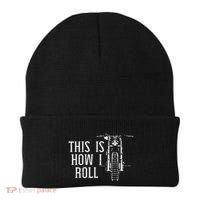 Biker This Is How I Roll Motorcycle Motorbike Women Beanie thumb 0