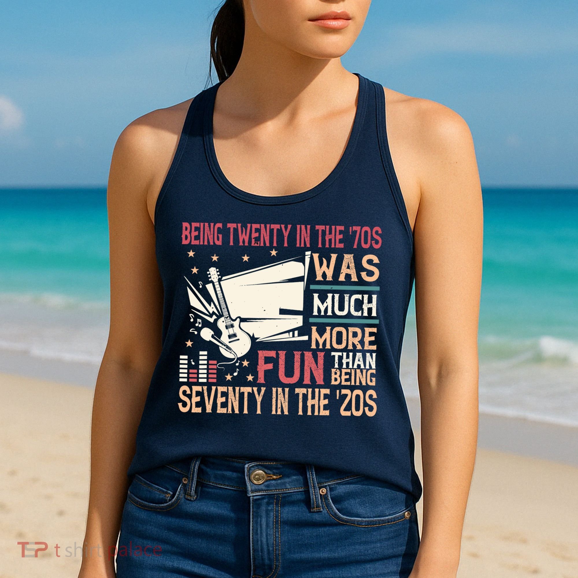 Being Twenty In The 70s Was Much More Fun Than In The 20s Women's Tank Top