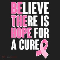 Believe There Is Hope For A Cure Be The Hope Breast Cancer Awareness Beanie thumb 2