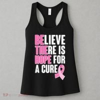 Believe There Is Hope For A Cure Be The Hope Breast Cancer Awareness Women's Tank Top thumb 3