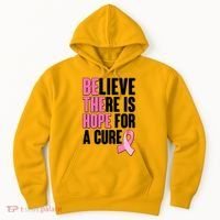 Believe There Is Hope For A Cure Be The Hope Breast Cancer Awareness Hoodie thumb 0