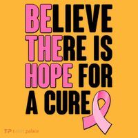 Believe There Is Hope For A Cure Be The Hope Breast Cancer Awareness Hoodie thumb 2