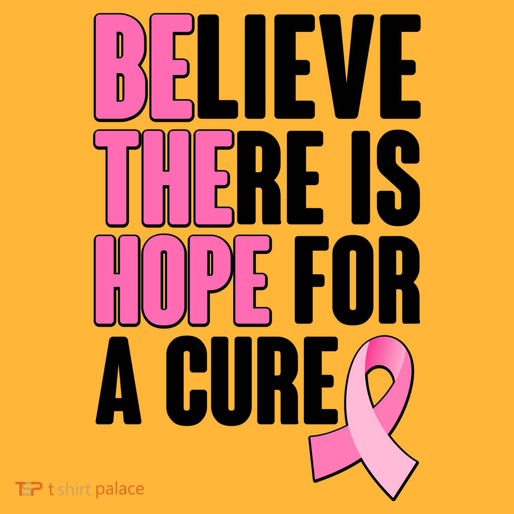 Believe There Is Hope For A Cure Be The Hope Breast Cancer Awareness Mousepad