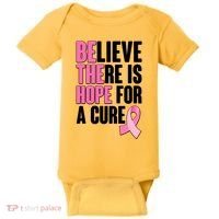 Believe There Is Hope For A Cure Be The Hope Breast Cancer Awareness Baby Bodysuit thumb 0