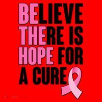 Believe There Is Hope For A Cure Be The Hope Breast Cancer Awareness Santa Hat thumb 1