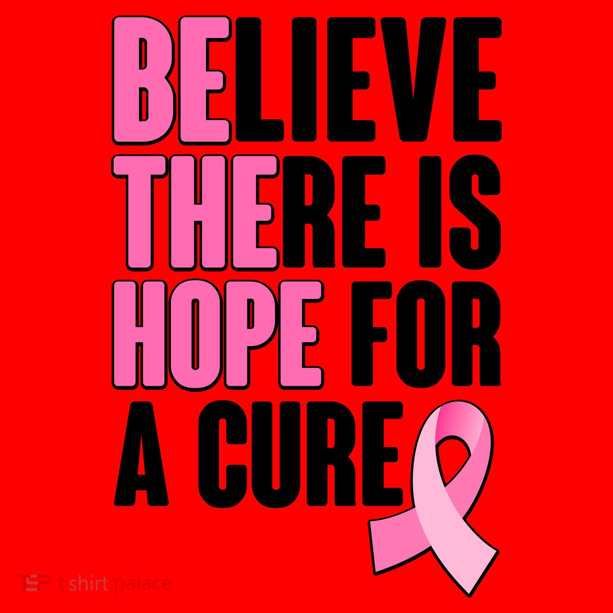 Believe There Is Hope For A Cure Be The Hope Breast Cancer Awareness Santa Hat