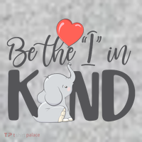 Be The I In Kind Cute Baby Elephant Toddler T-Shirt thumb 2