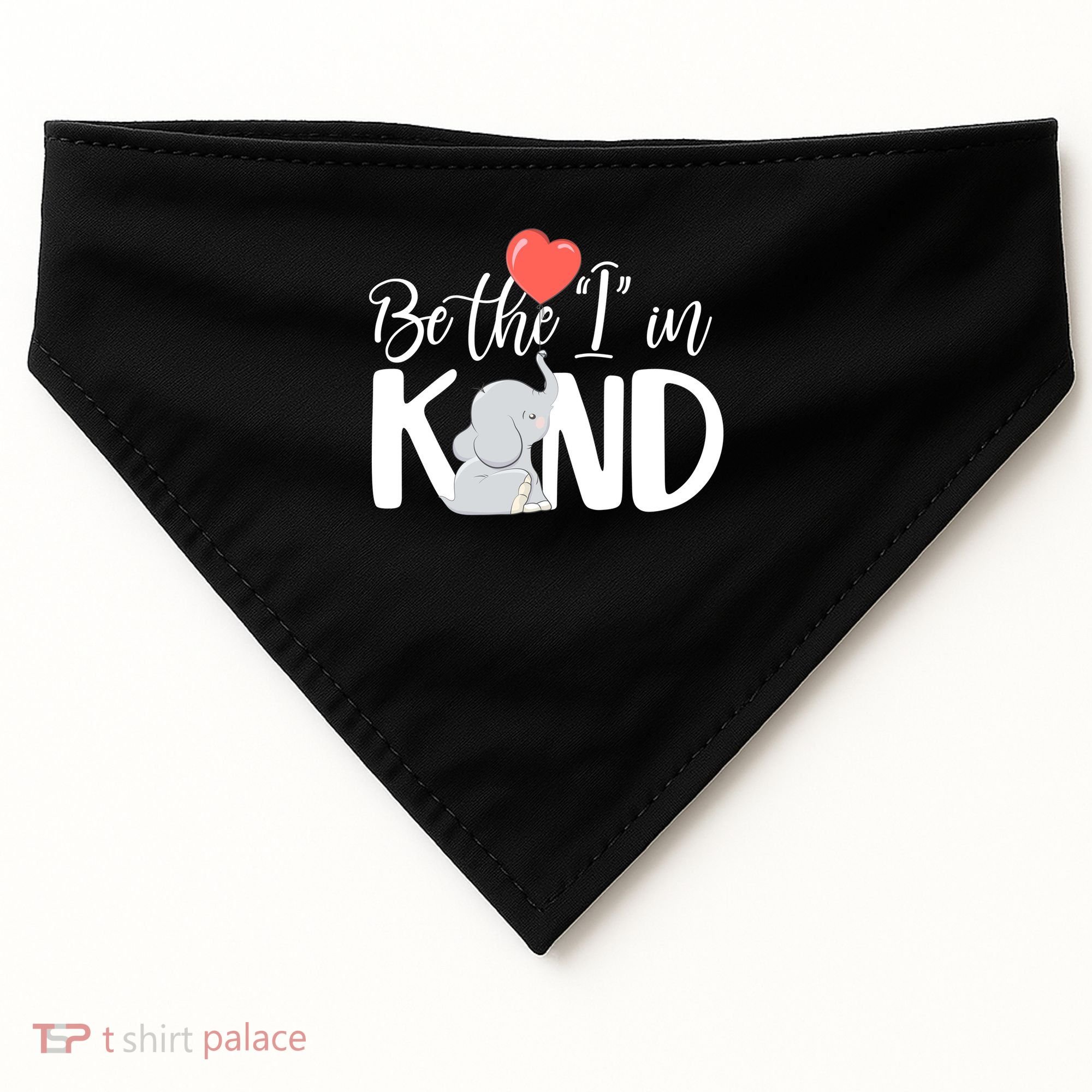 Be The I In Kind Cute Baby Elephant USA-Made Doggie Bandana