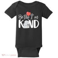 Be The I In Kind Cute Baby Elephant Baby Bodysuit thumb 0