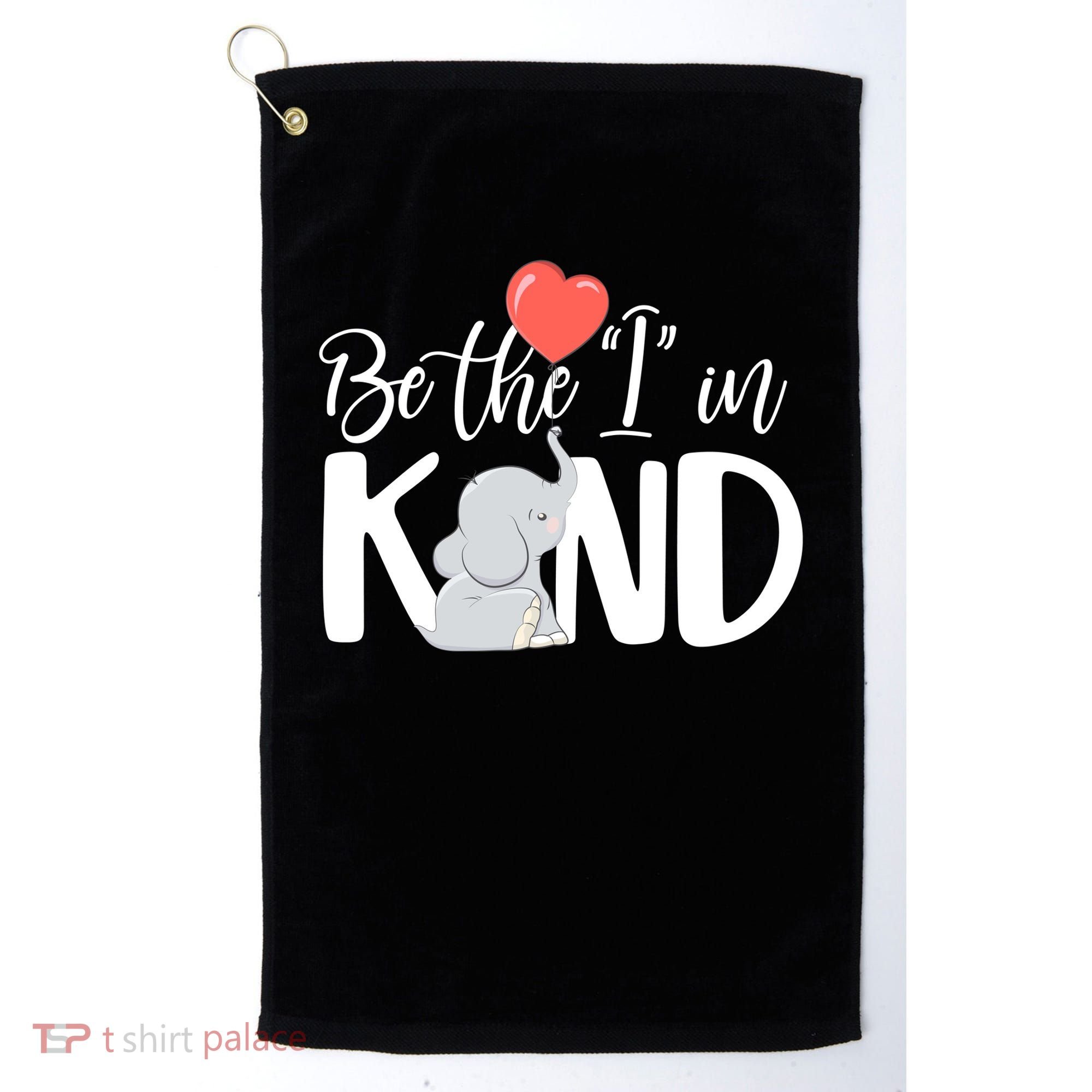 Be The I In Kind Cute Baby Elephant Golf Towel