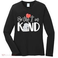 Be The I In Kind Cute Baby Elephant Women's Long Sleeve Shirt thumb 0