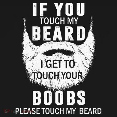 Beard T If You Touch My Beard I Get To Touch Your Boobs Bucket Hat