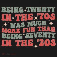 Being Twenty In The 70s Was Much More Fun Than Tall Hoodie thumb 2