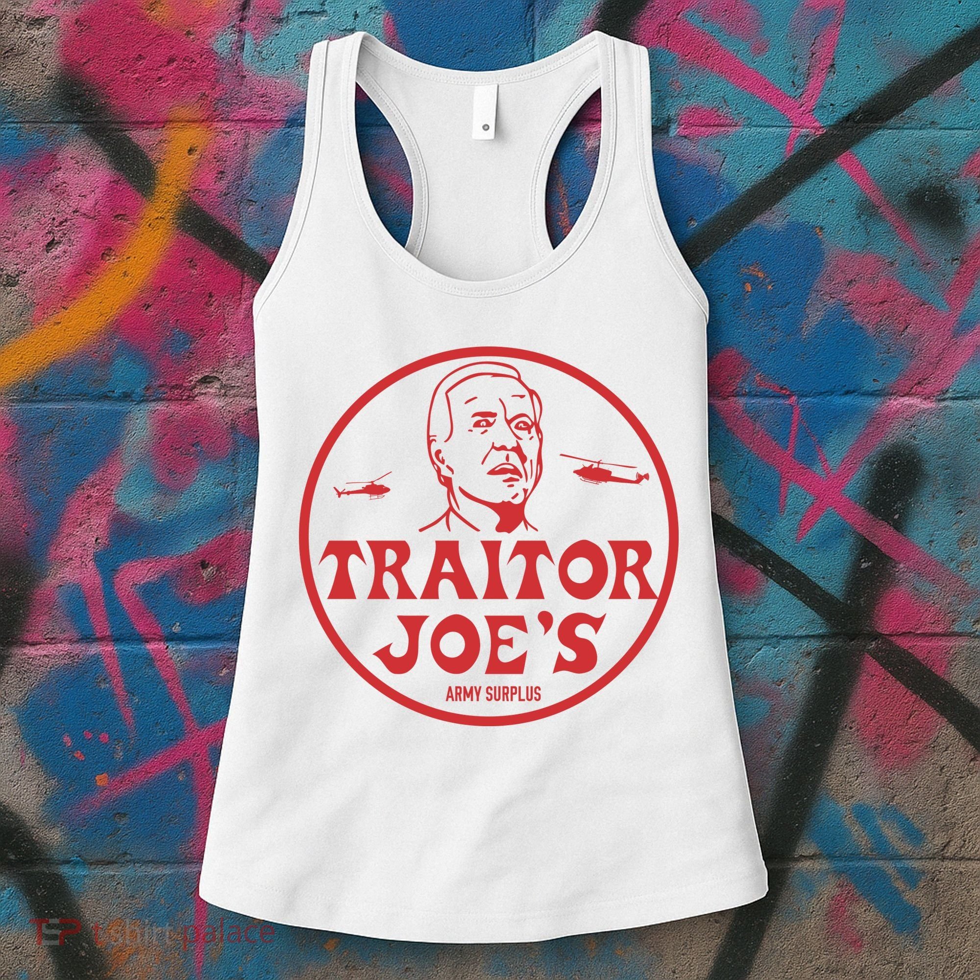 Biden Traitor Joe’s Army Funny Traitor Joe Women's Tank Top