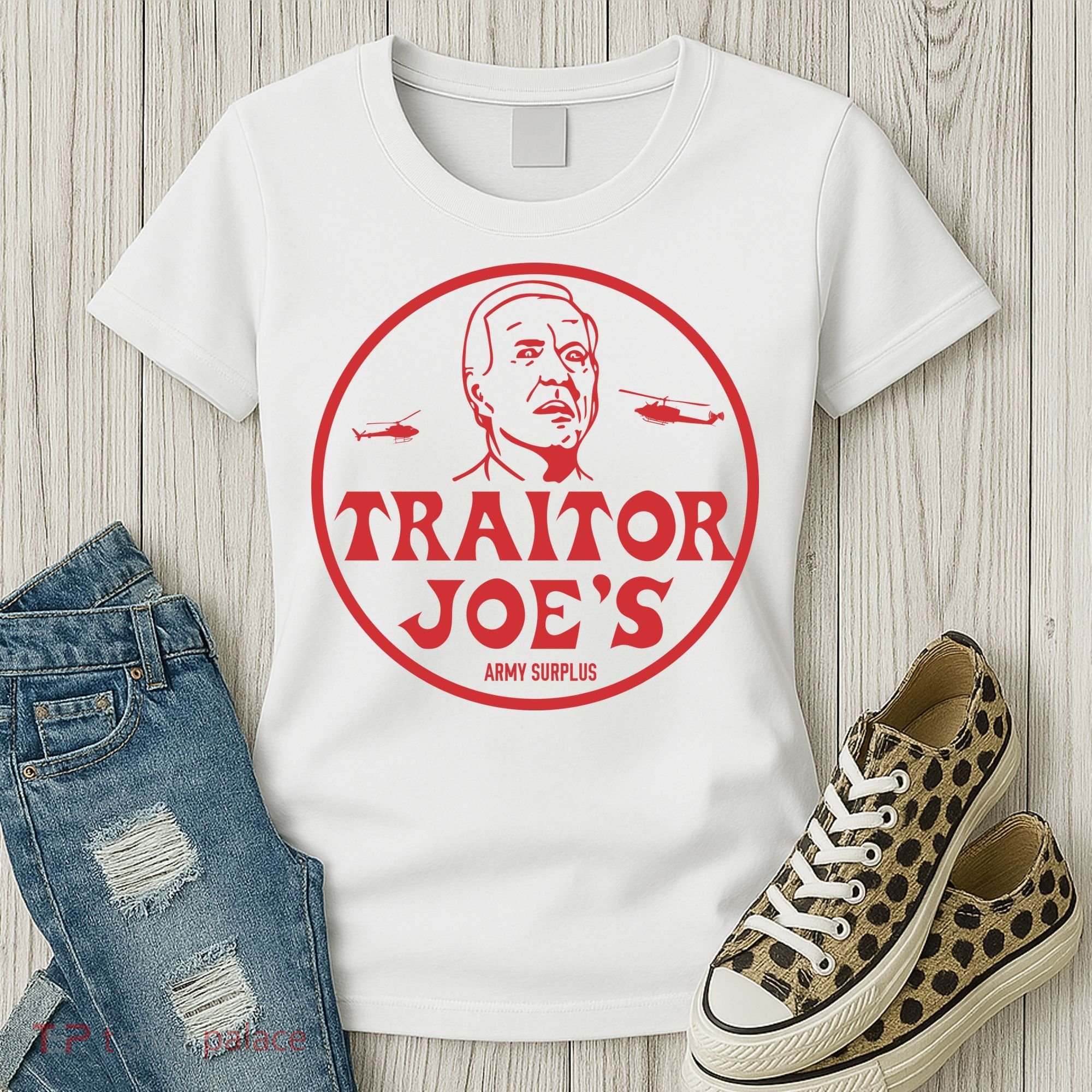 Biden Traitor Joe’s Army Funny Traitor Joe Women's T-Shirt