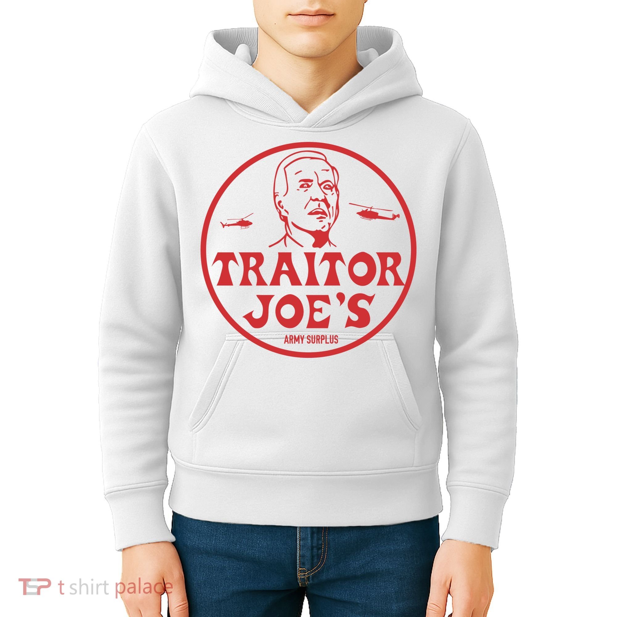 Biden Traitor Joe’s Army Funny Traitor Joe Kids Hoodie