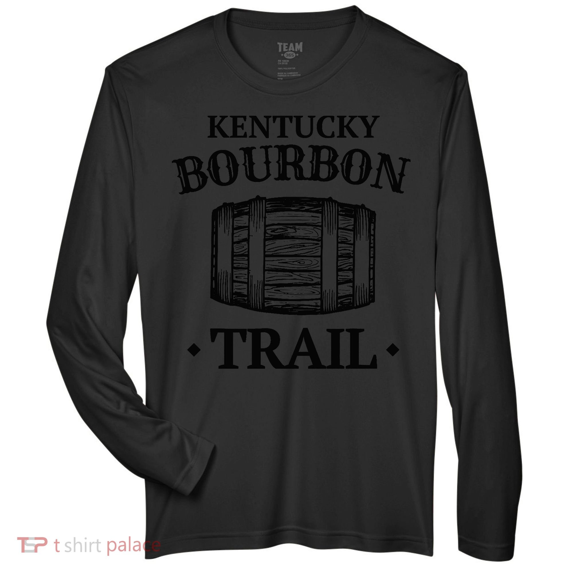 Bourbon Trail Kentucky KY Whiskey Gift Zone Performance Long-Sleeve T-Shirt