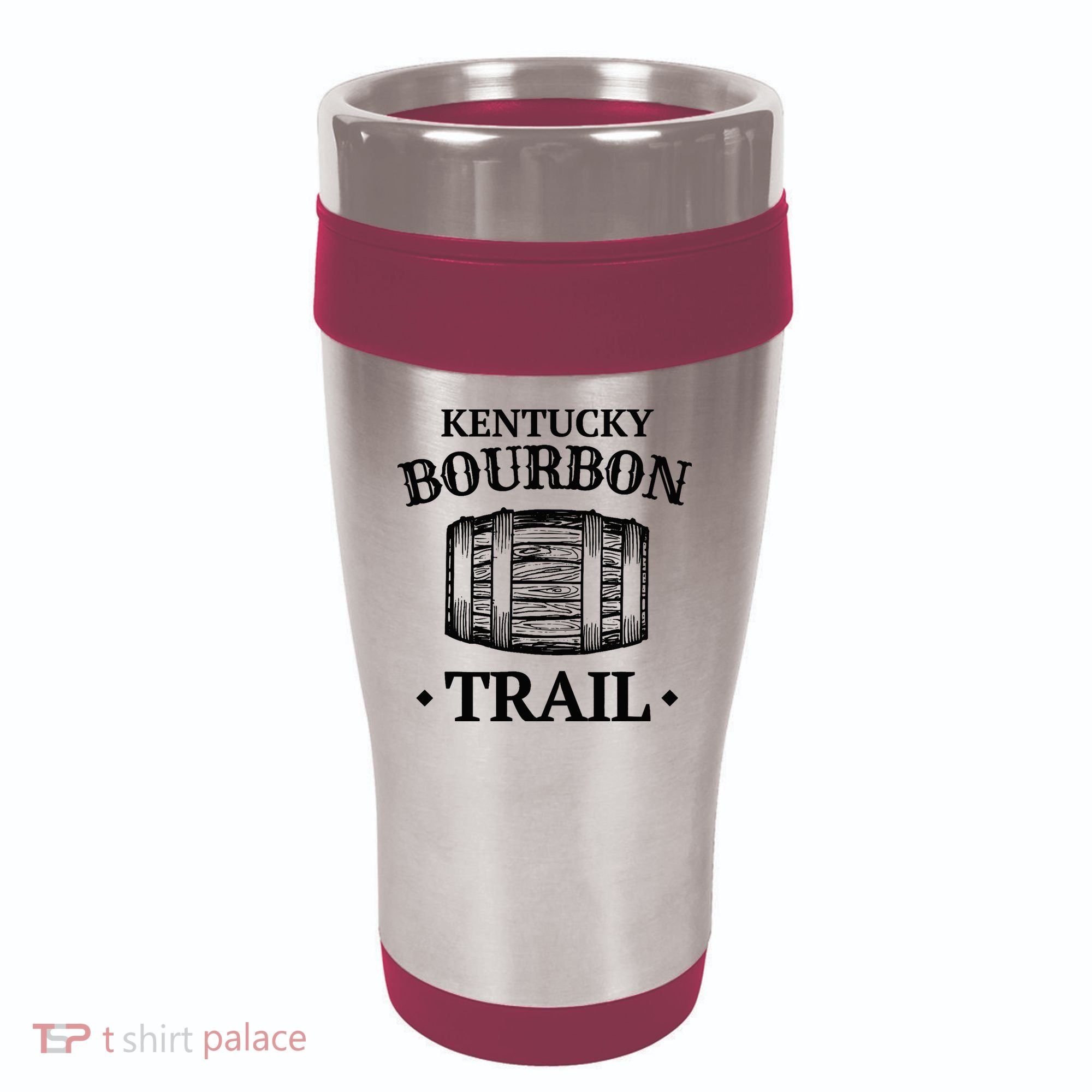 Bourbon Trail Kentucky KY Whiskey Gift 16oz Travel Tumbler