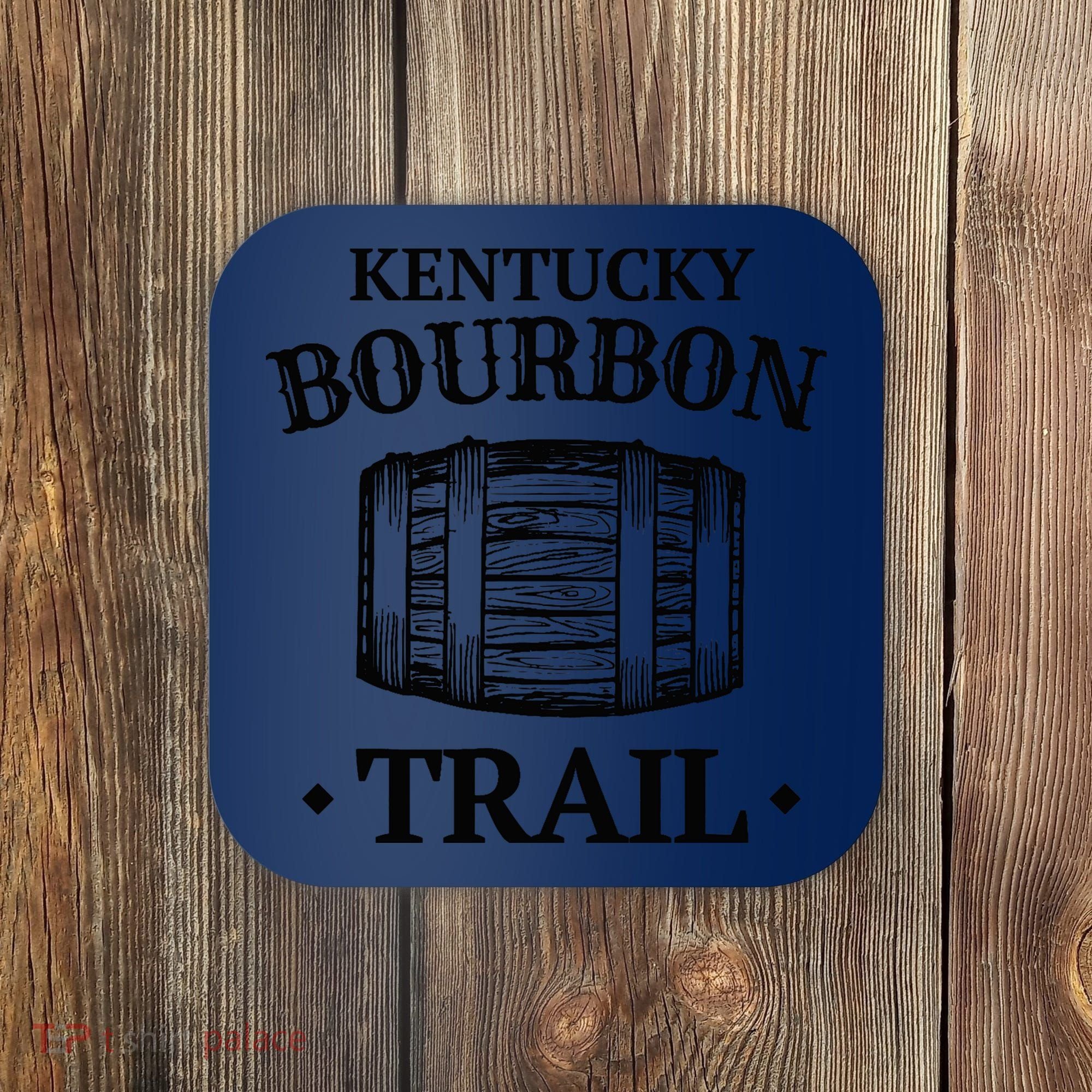 Bourbon Trail Kentucky KY Whiskey Gift Coaster