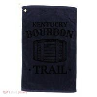 Bourbon Trail Kentucky KY Whiskey Gift Golf Towel thumb 0